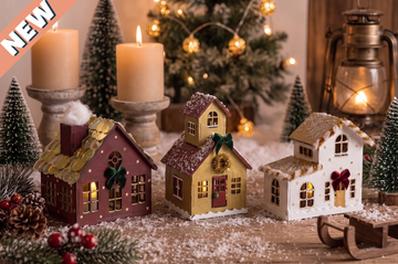 DIY Wooden Christmas Village Kit – Get 3 Houses, pay for 2
