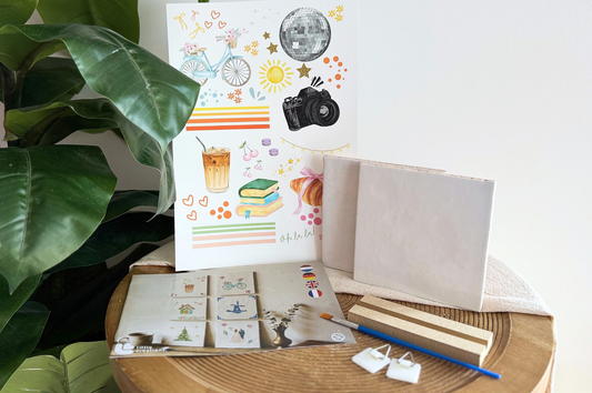 DIY Ceramic Tile Kit – Design Your Own Tiles – 2 Pieces