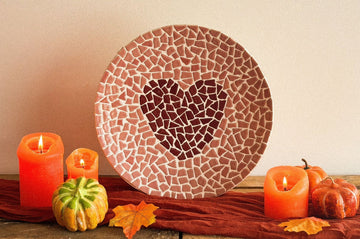 DIY Pakket Mozaiek Schaal Met Hart