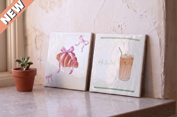 DIY Ceramic Tile Kit – Design Your Own Tiles – 2 Pieces