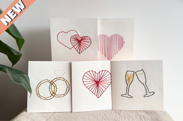 Craft Kit Embroidery Cards – Wedding