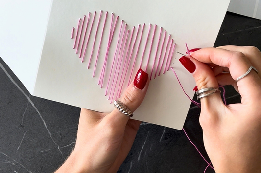 Craft Kit Embroidery Cards – Wedding