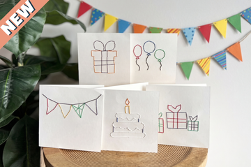 Craft Kit Embroidery Cards – Birthday