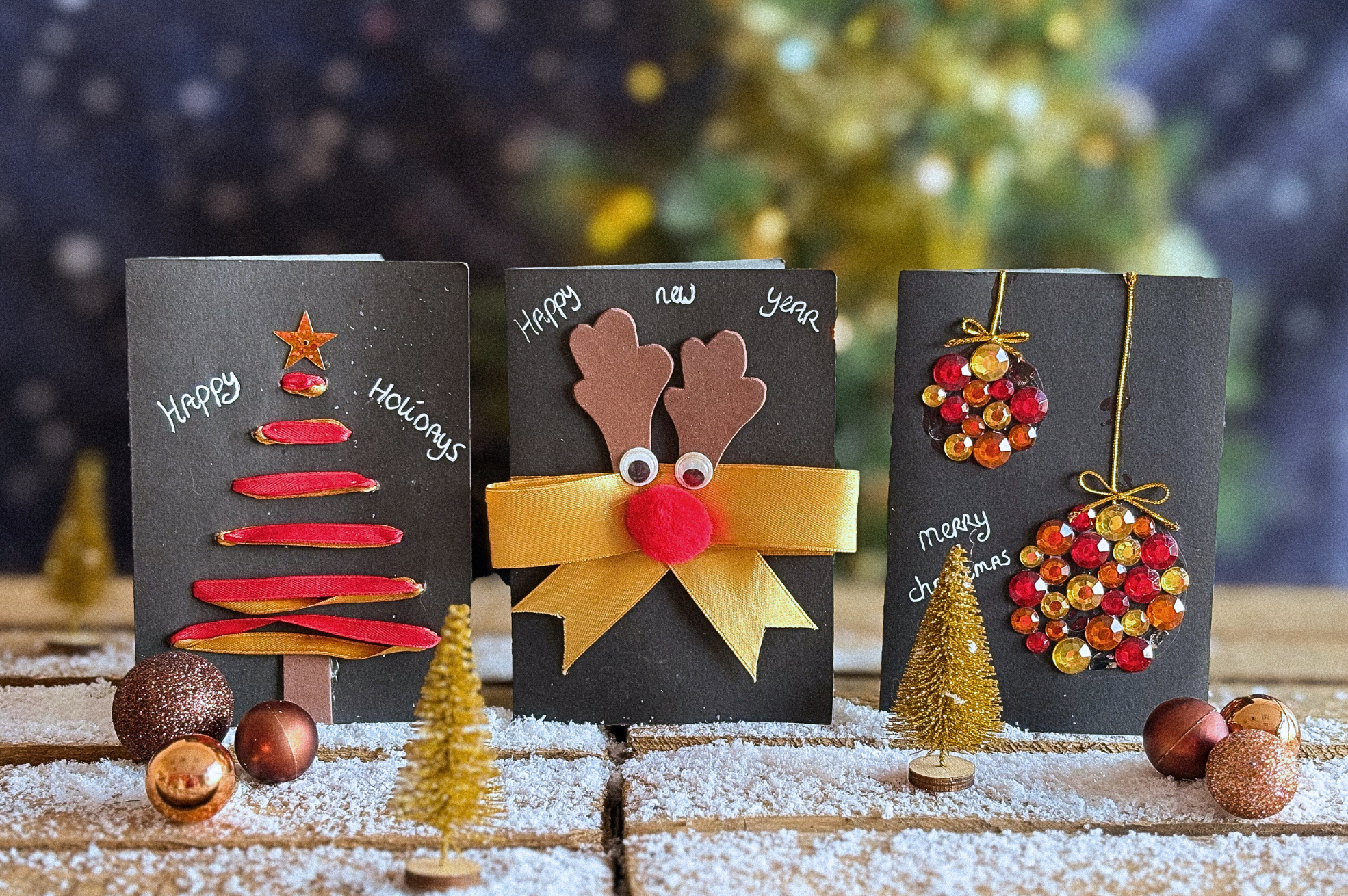 Create Your Own Christmas Cards – DIY Kit (6 Pieces)