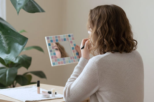 DIY Pakket Glasmozaïek Spiegel