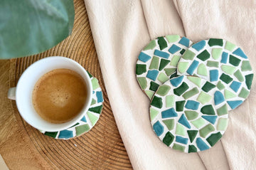 DIY Mosaic Craft Kit – Make Your Own Coasters (No Holder)