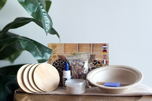DIY Pakket Mozaïek Onderzetters (zonder houder)