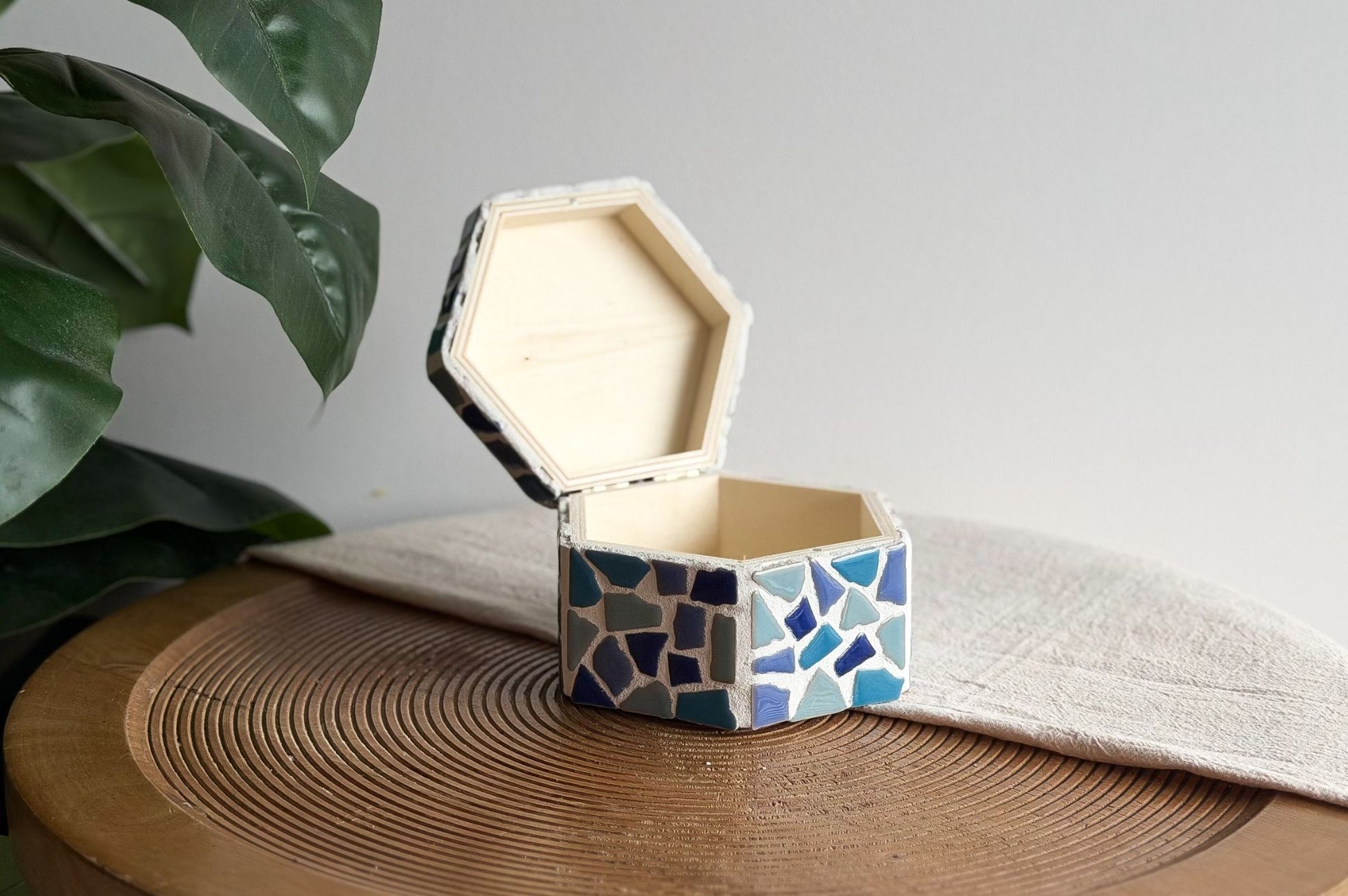 Sieradendoosje blauw