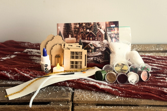 DIY Wooden Christmas Village Kit – Get 3 Houses, pay for 2