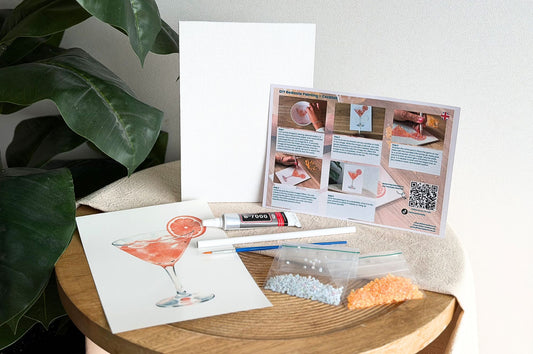 DIY Bedazzling Kit – Cocktail – Canvas
