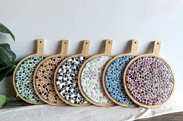 Inschrijven Workshop Mozaïek Borrelplank Rond